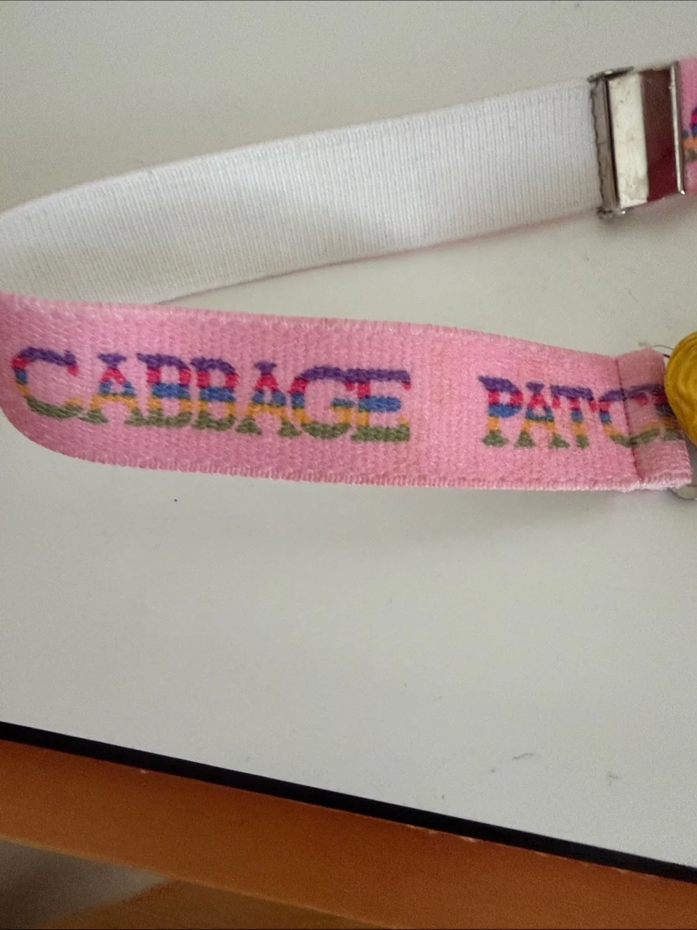 Vintage Cabbage Patch Kids Pink Adjustable Stretch Belt